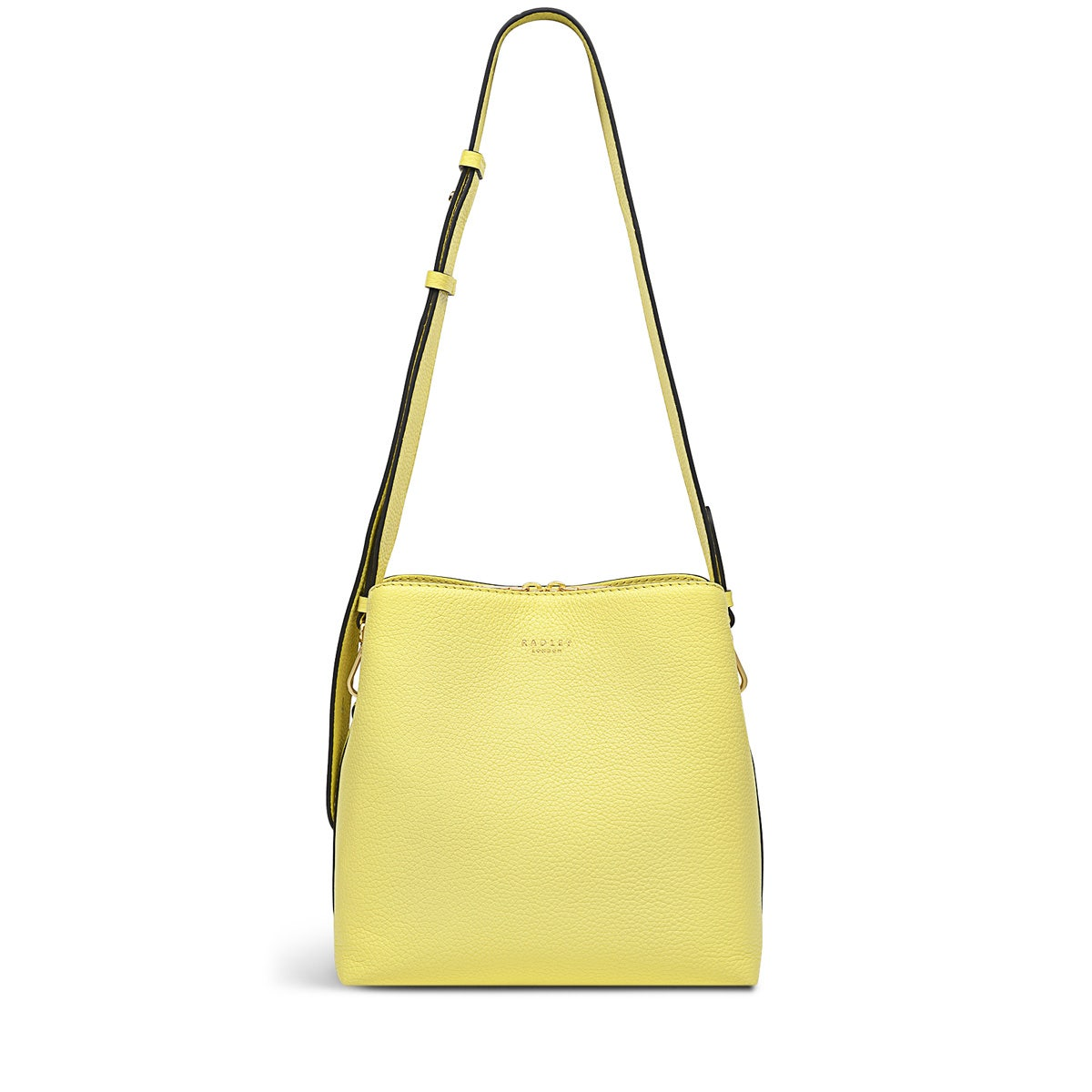 Radley London Womens Leather Dukes Place Medium Compartment Crossbody - Yellow