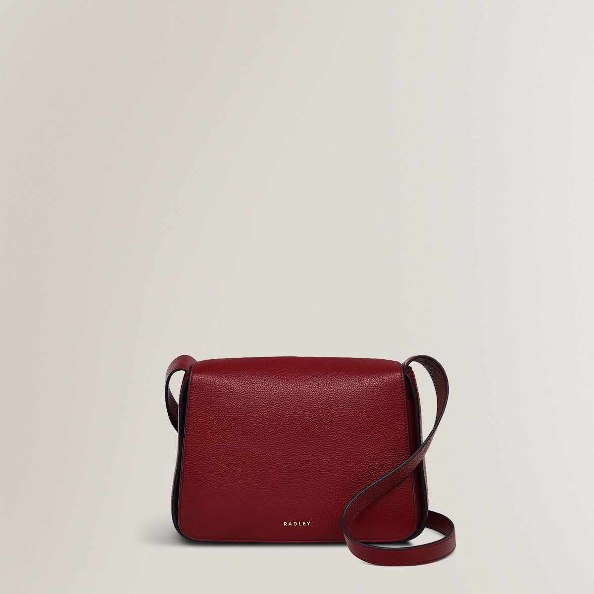 Radley London Womens Leather Westwell Lane Medium Flapover Crossbody - Red Medium