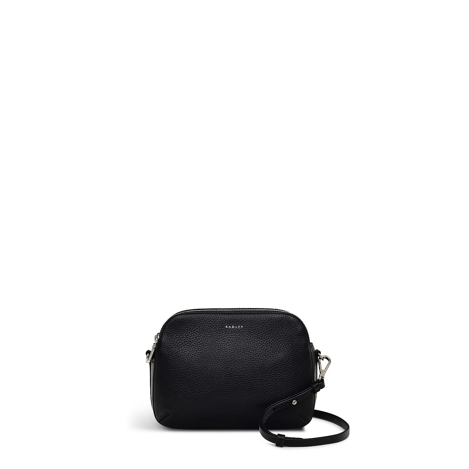 Radley London Womens Leather Dukes Place Medium Ziptop Crossbody - Black