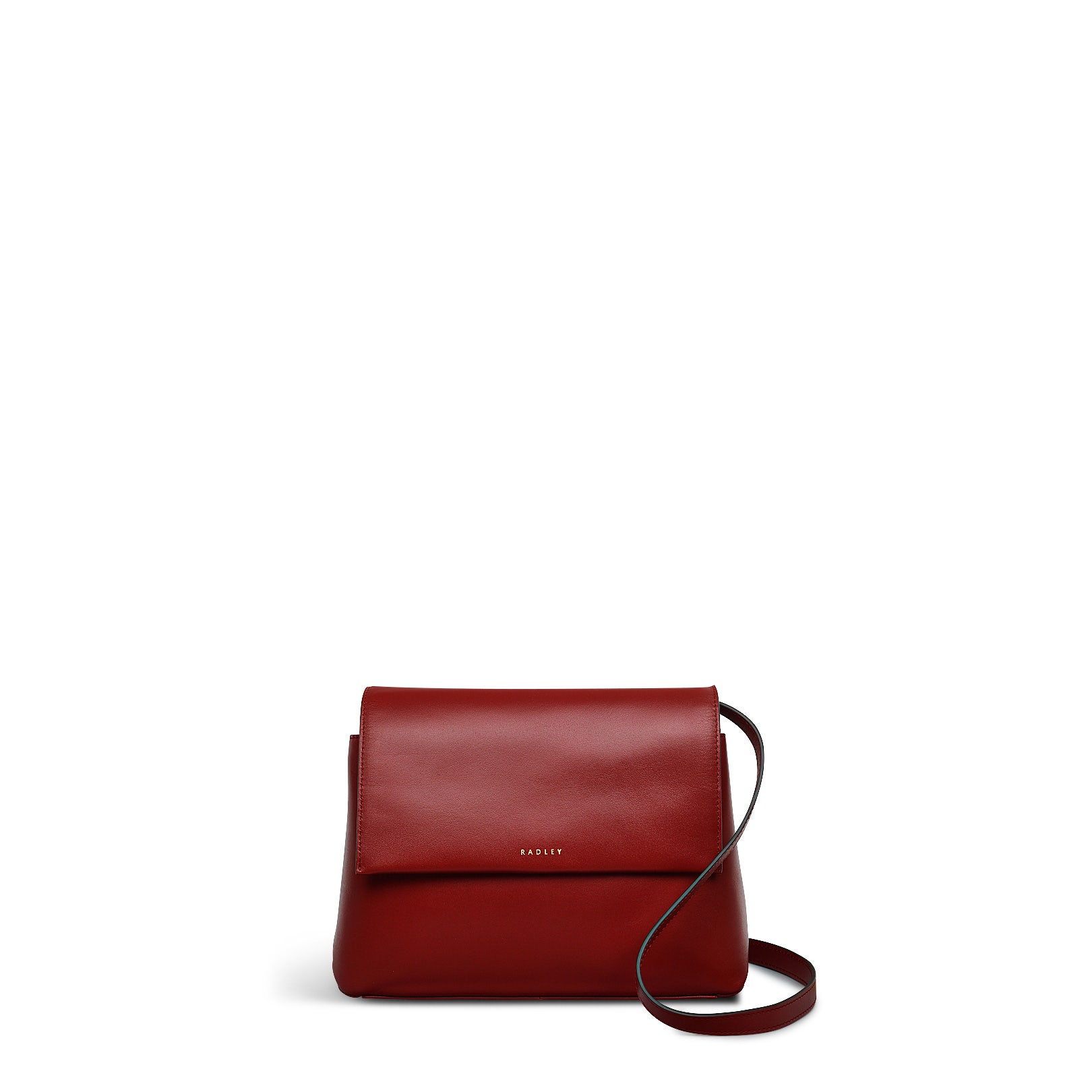 Radley London Womens Leather Dorset Street Small Flapover Crossbody - Red