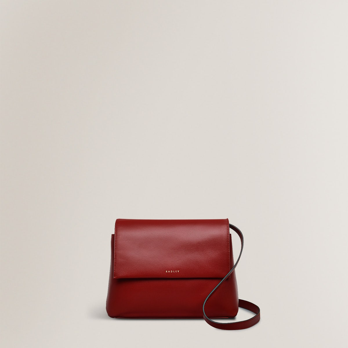 Radley London Womens Leather Dorset Street Small Flapover Crossbody - Red