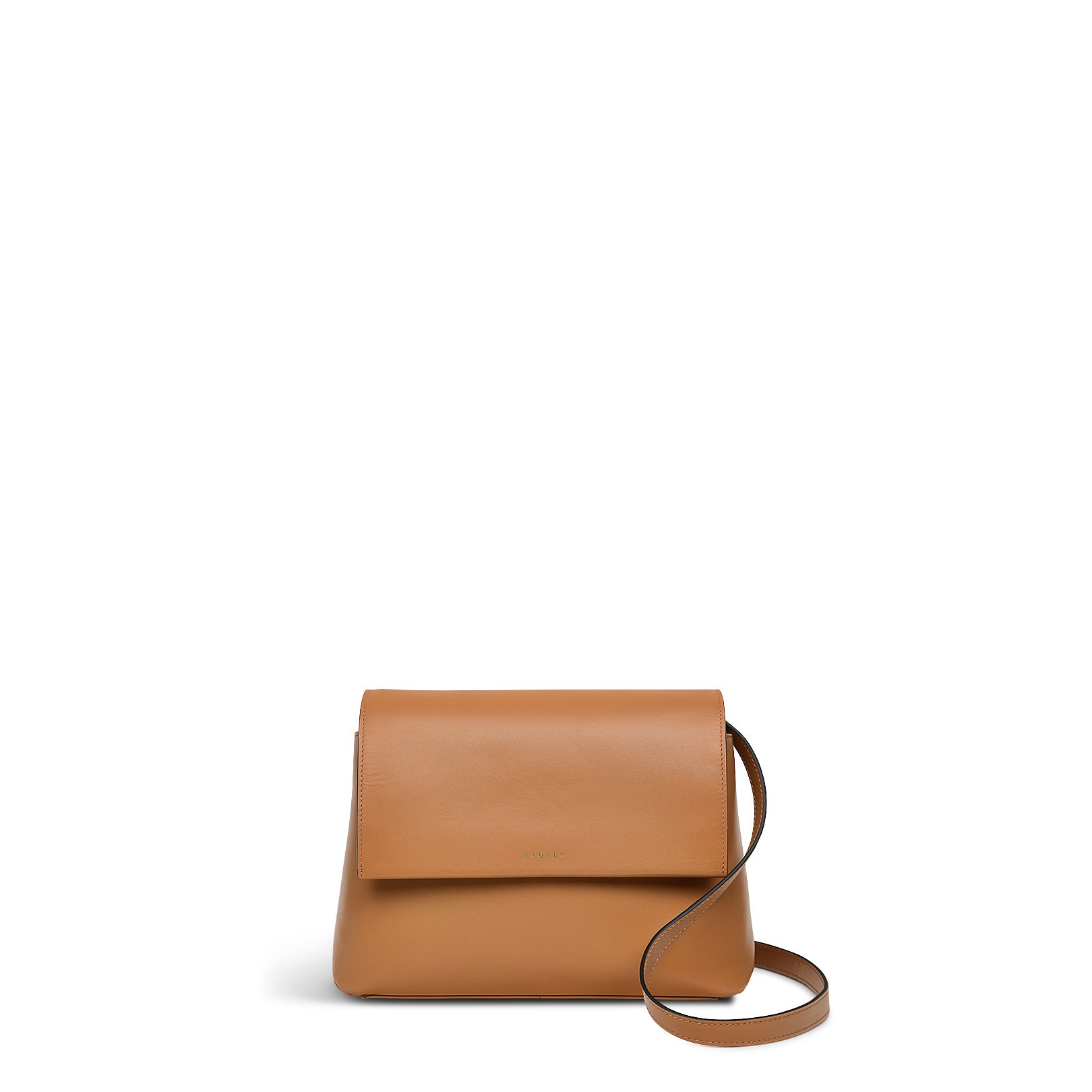 Radley London Womens Leather Dorset Street Small Flapover Crossbody - Tan