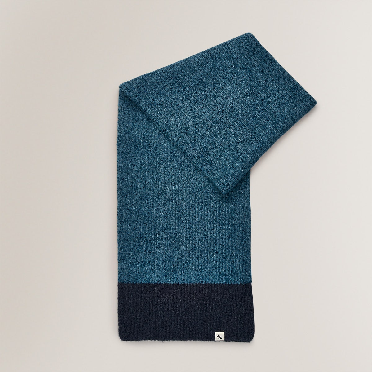 Radley London Womens Knitters Lane - Colourblock Knitted Scarf - Blue