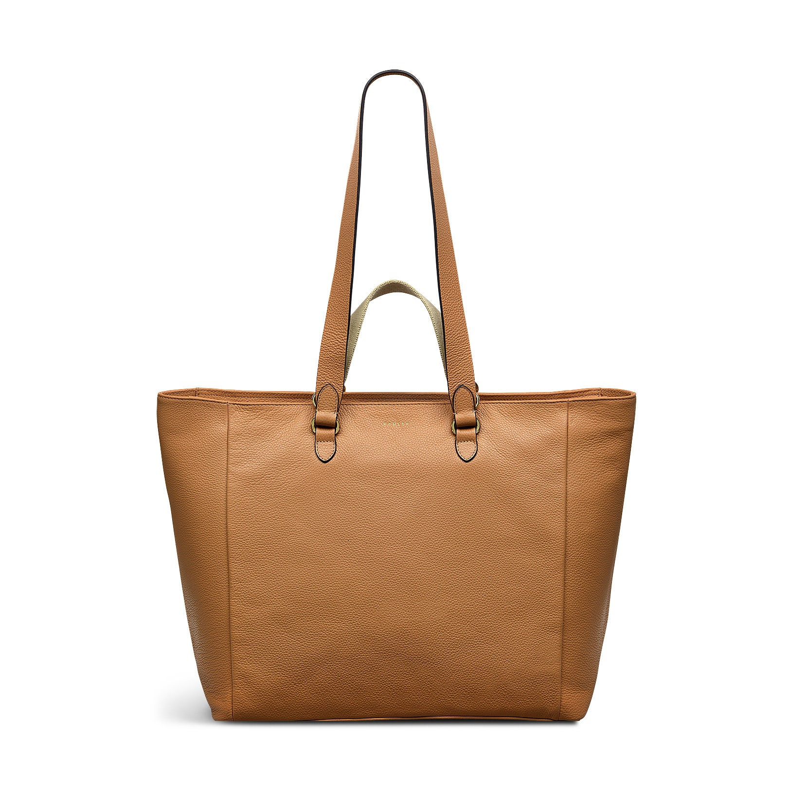 Radley London Womens Leather Greenhill Lane Large Ziptop Tote - Tan