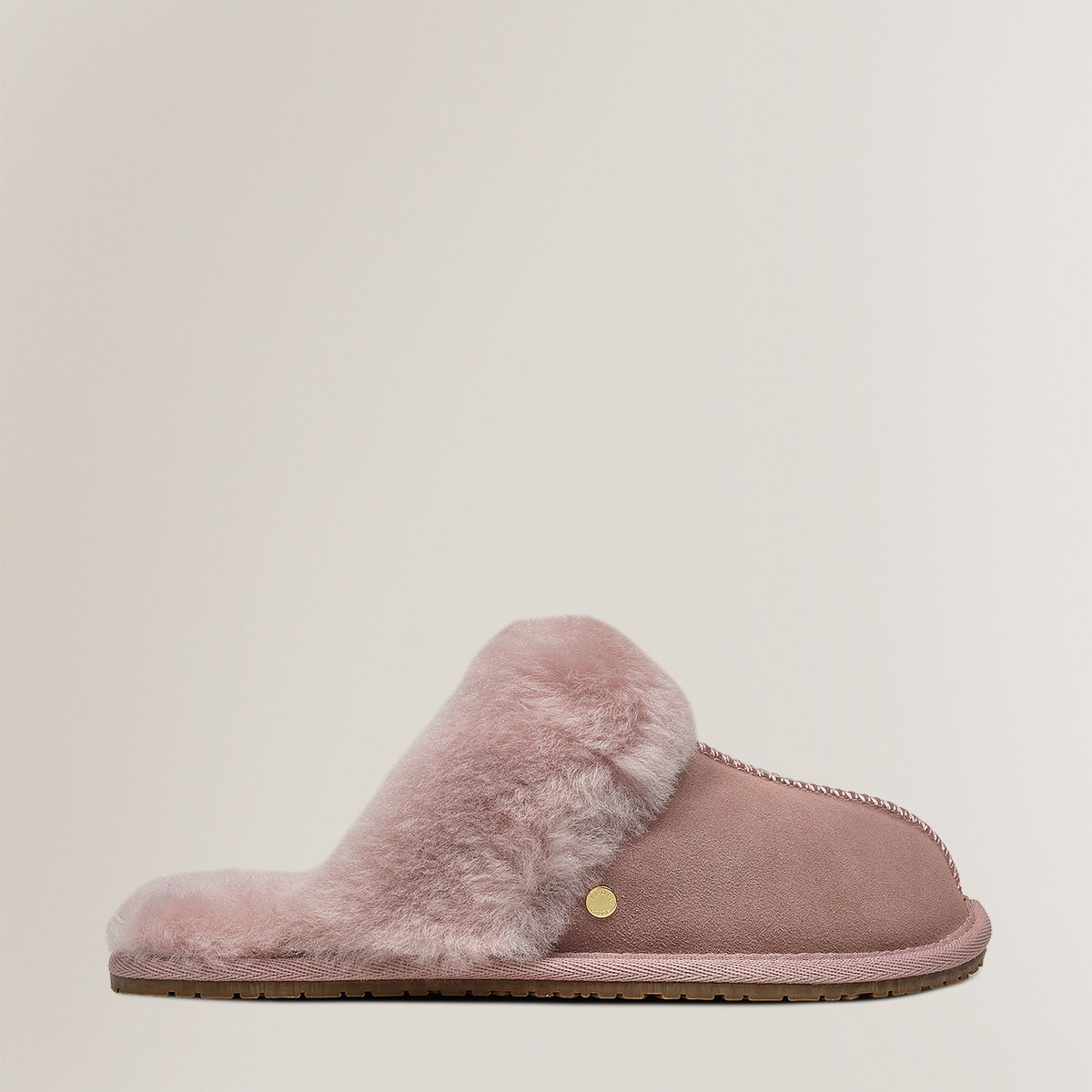 Radley London Womens Leather Chelsea Lane Shearling Mule - Pink UK 8 / EUR 41