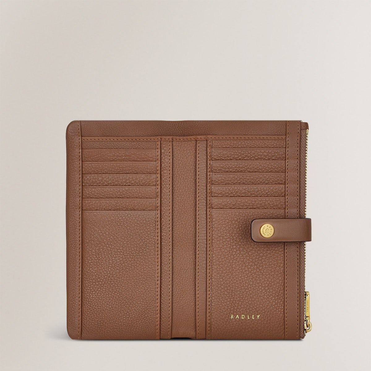 Radley London Womens Leather LARKSWOOD 2.0 LARGE BIFOLD MATINEE SADDLE Large Bifold Matinee - Brown