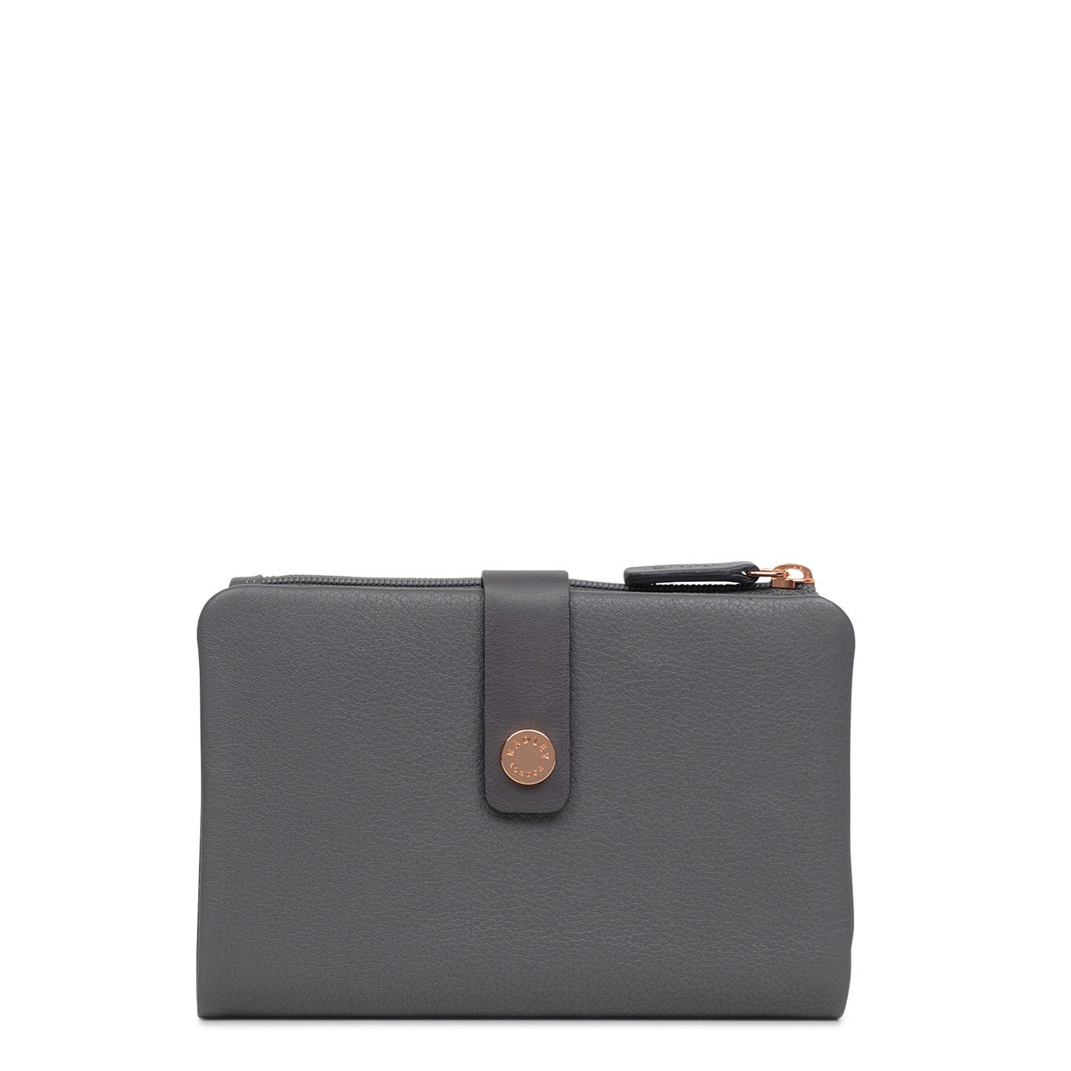 Radley London Women's Leather Larkswood Medium Bifold Purse - Grey Medium