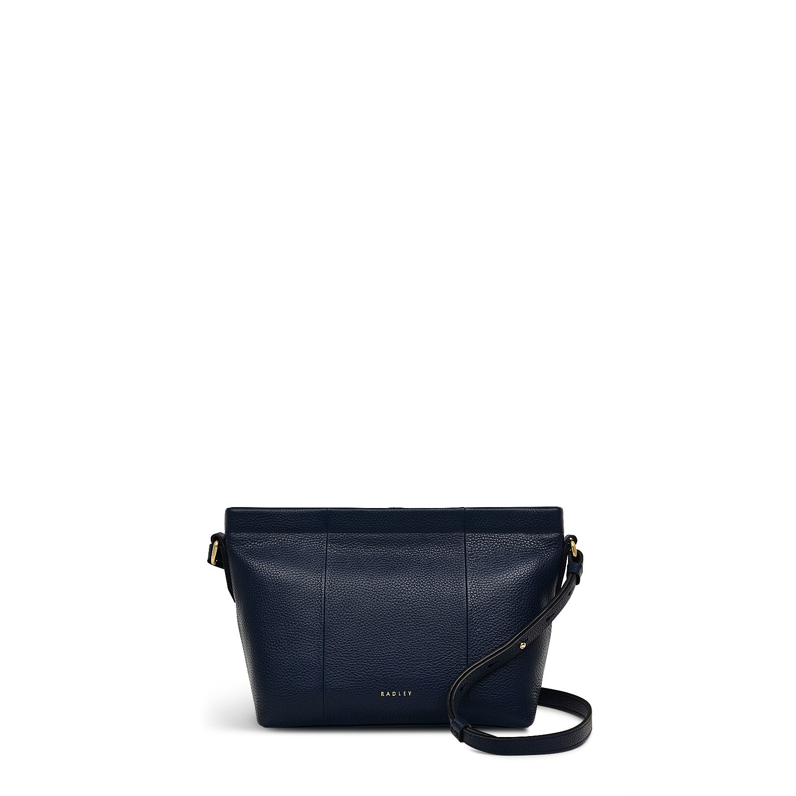 Radley London Womens Leather Furze Lane 2.0 Medium Ziptop Crossbody - Navy