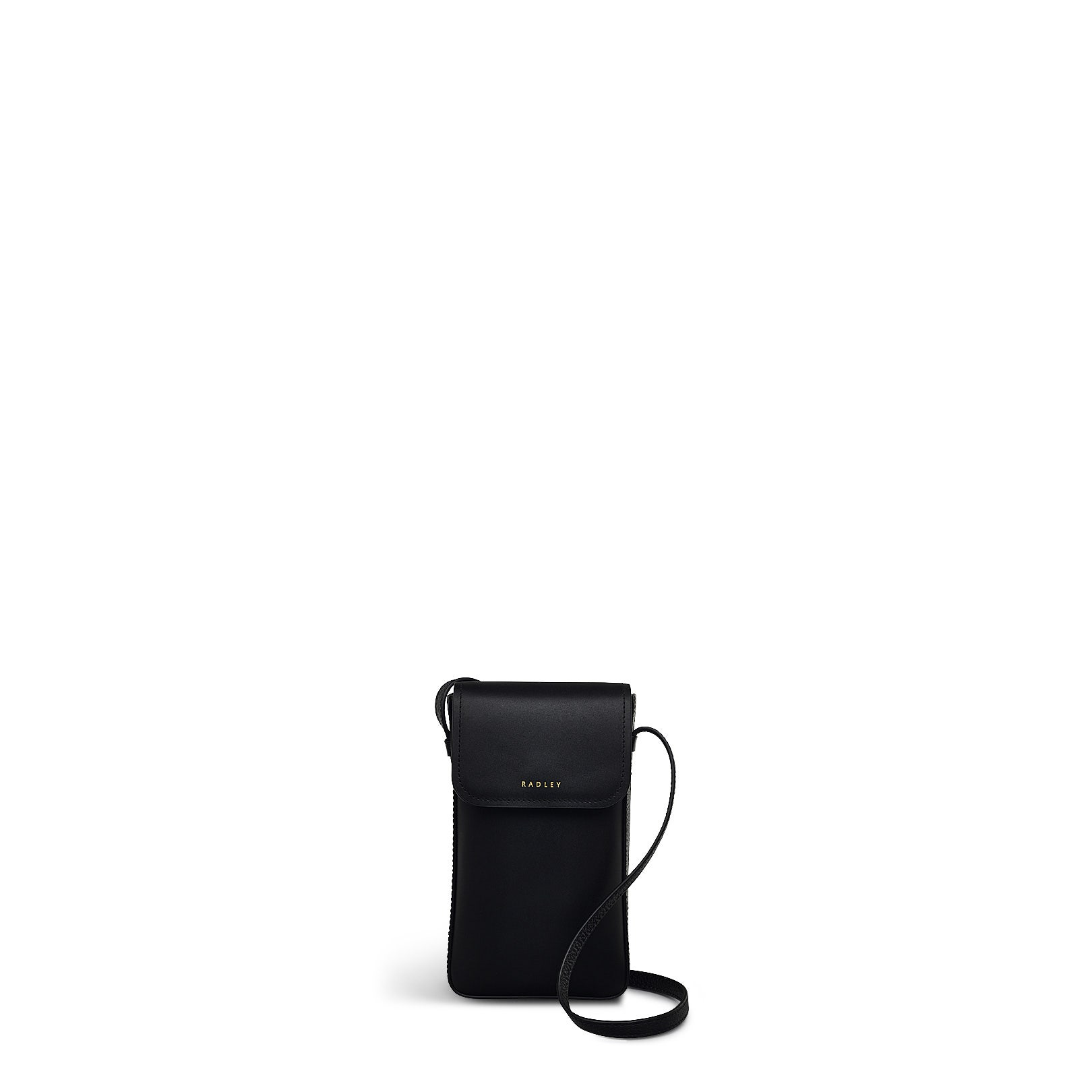 Radley London Womens Leather Liverpool Lane - Protect Medium Phone Crossbody - Black