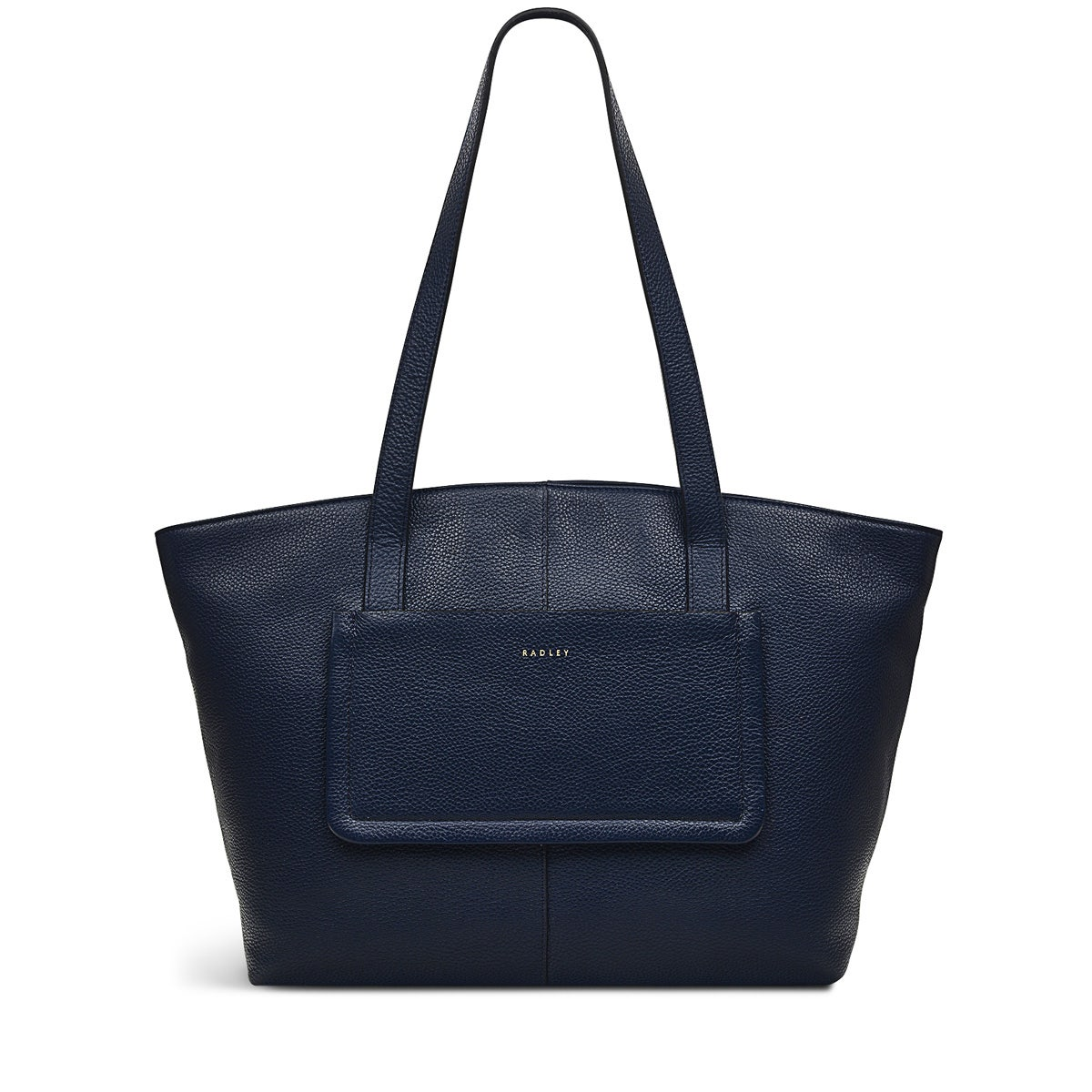 Radley London Womens Leather Sycamore Grove Medium Ziptop Tote - Navy