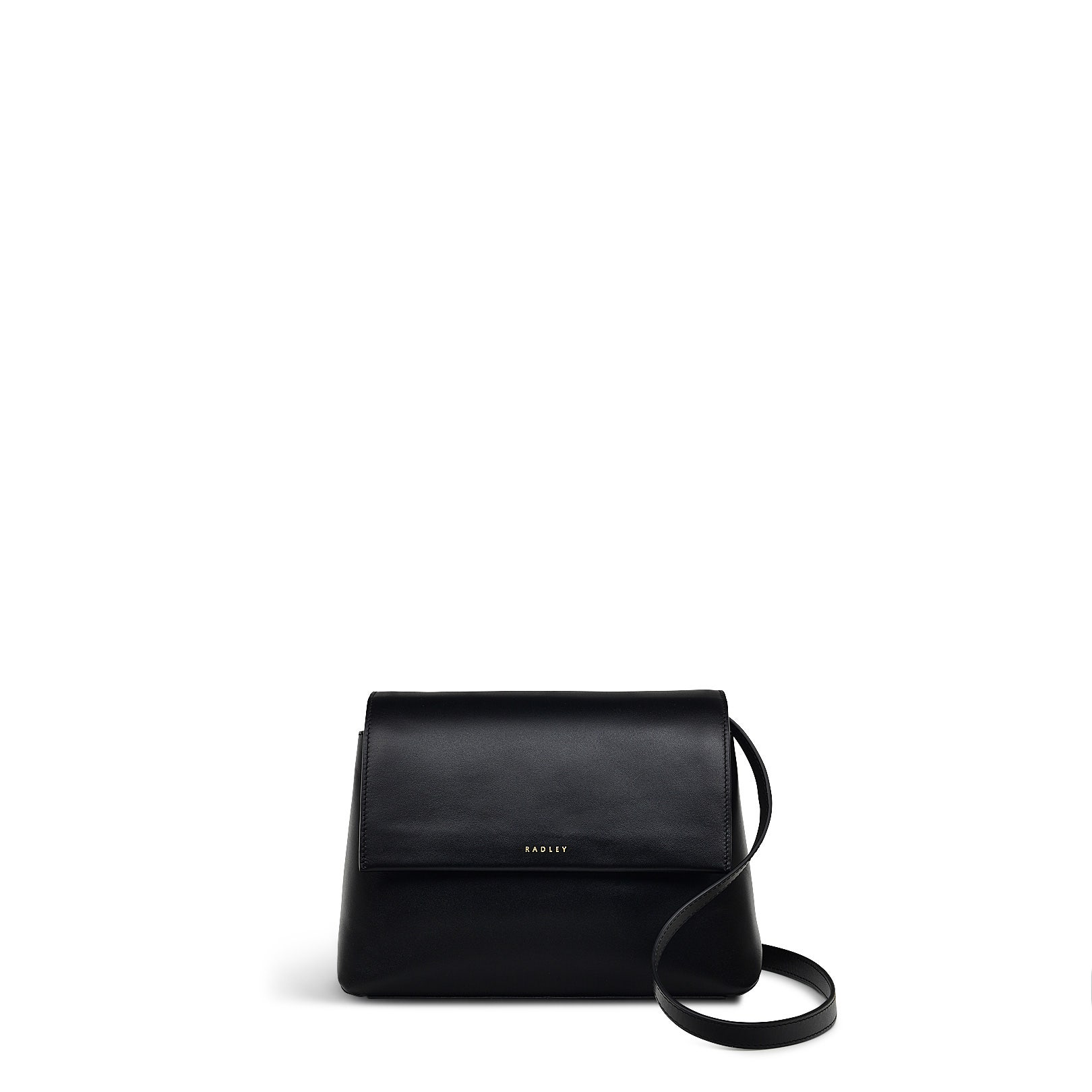 Radley London Womens Leather Dorset Street Small Flapover Crossbody - Black