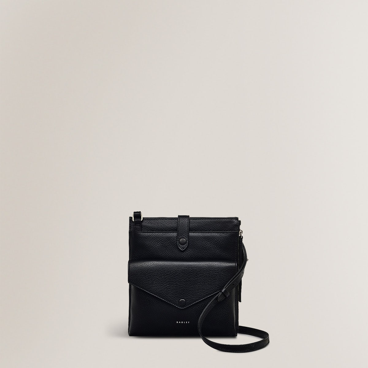 Radley London Womens Leather Wilton Way Small Ziptop Crossbody - Black