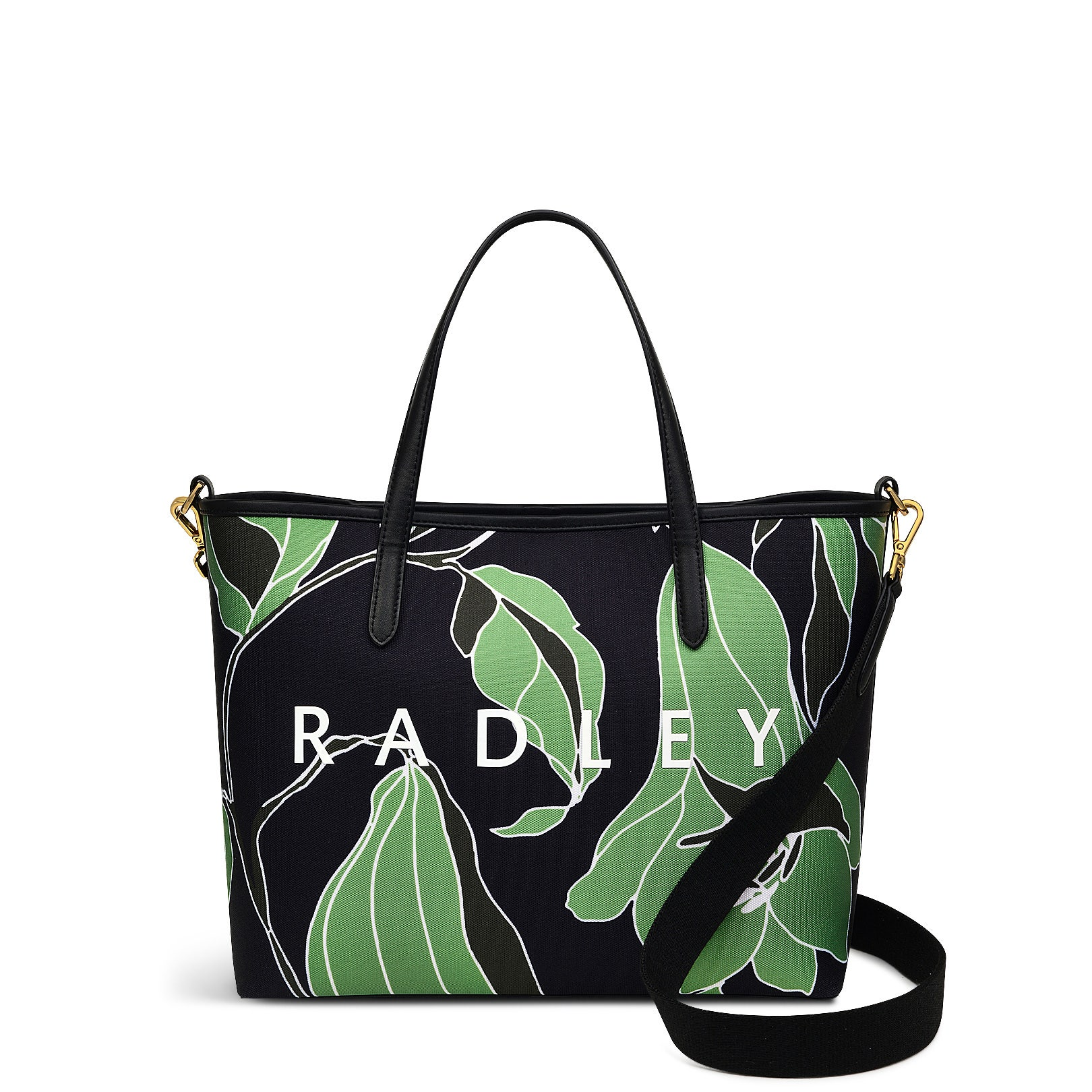 Radley London Womens Southwell Gardens - Floral Medium Open Top Grab - Black Medium
