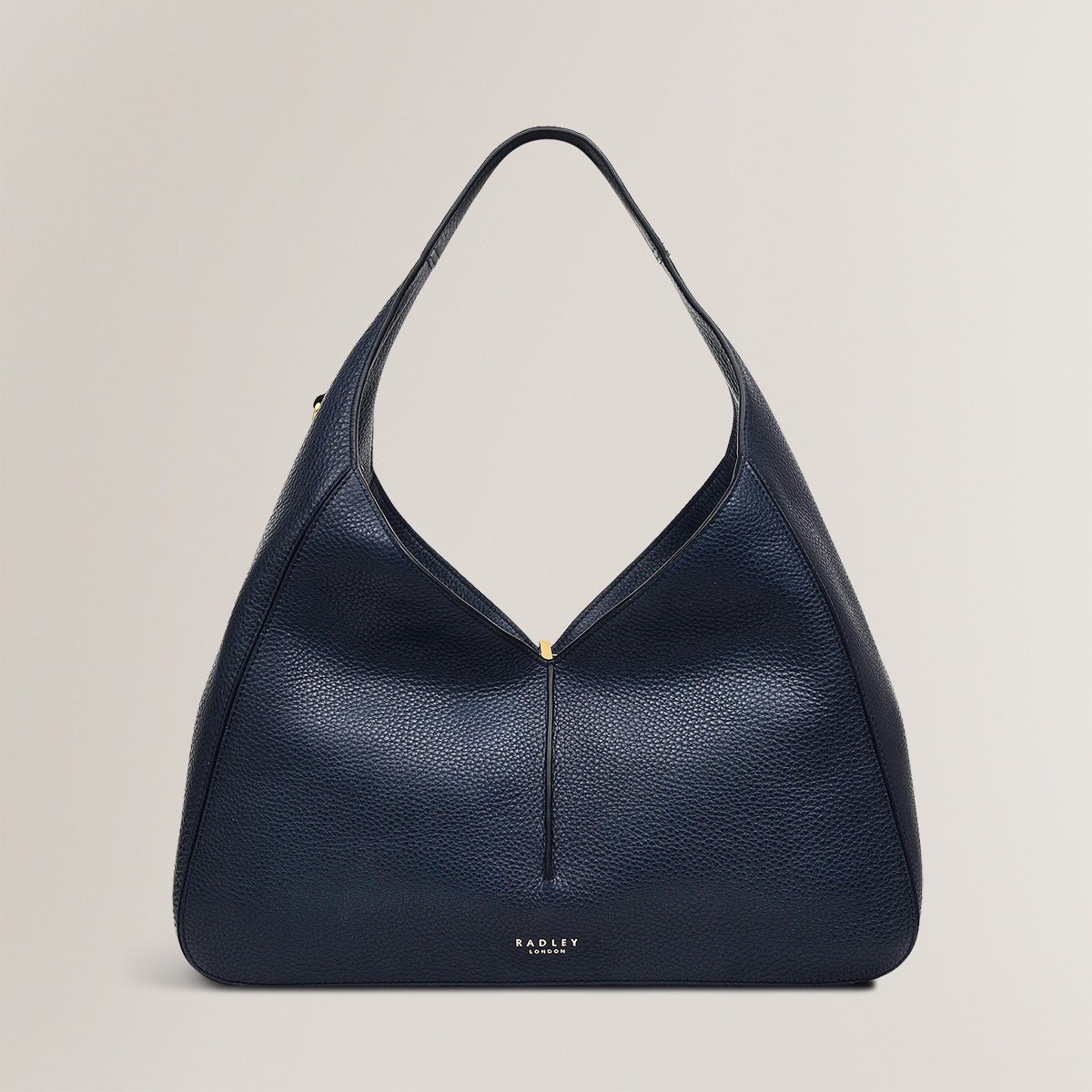 Radley London Womens Leather Hillgate Place Large Open Top Shoulder - Navy Large