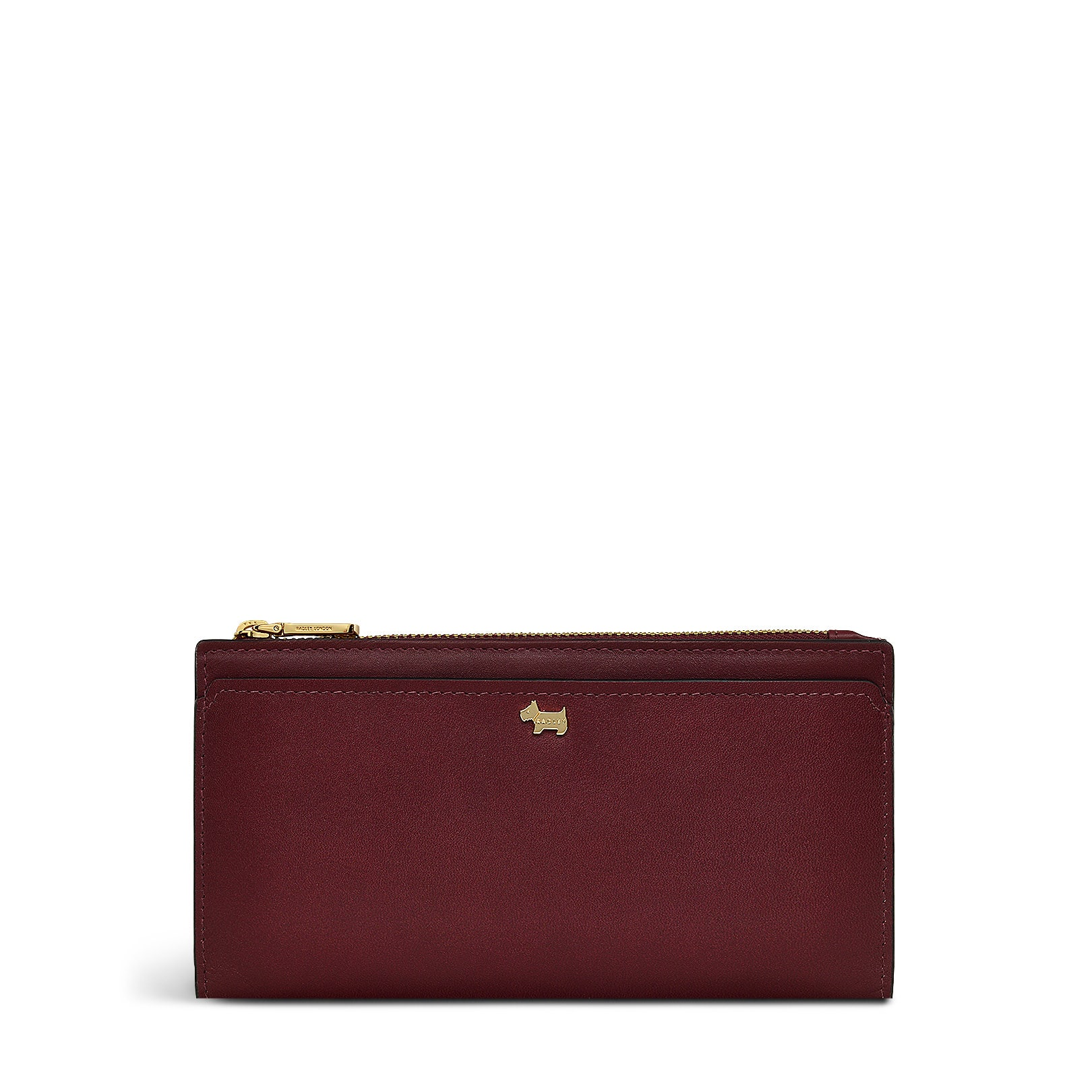 Radley London Womens Leather GREYFRIARS GARDENS LARGE BIFOLD MATINEE MERLOT Large Bifold Matinee - Red