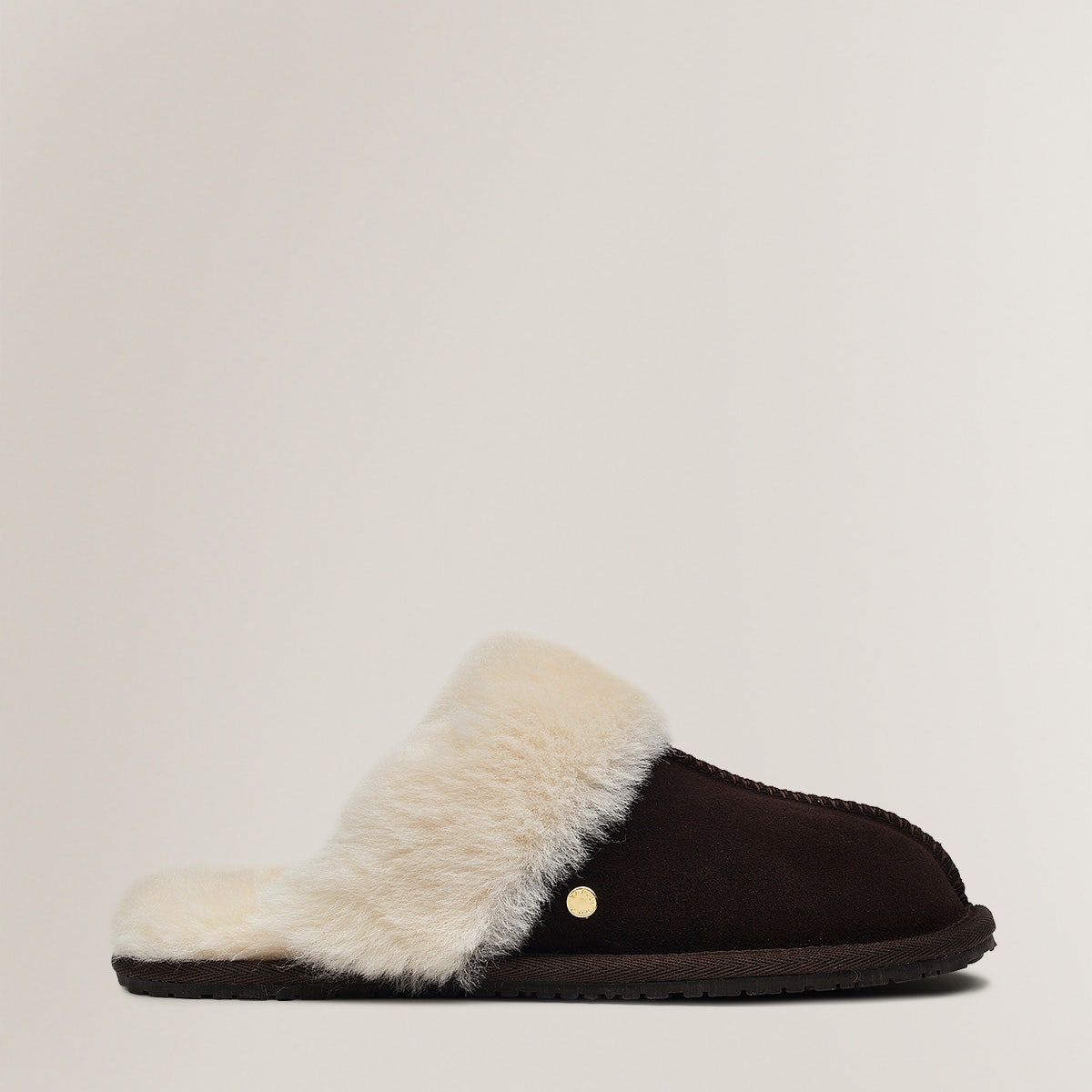 Radley London Womens Leather Chelsea Lane Shearling Mule - Brown UK 4 / EUR 37