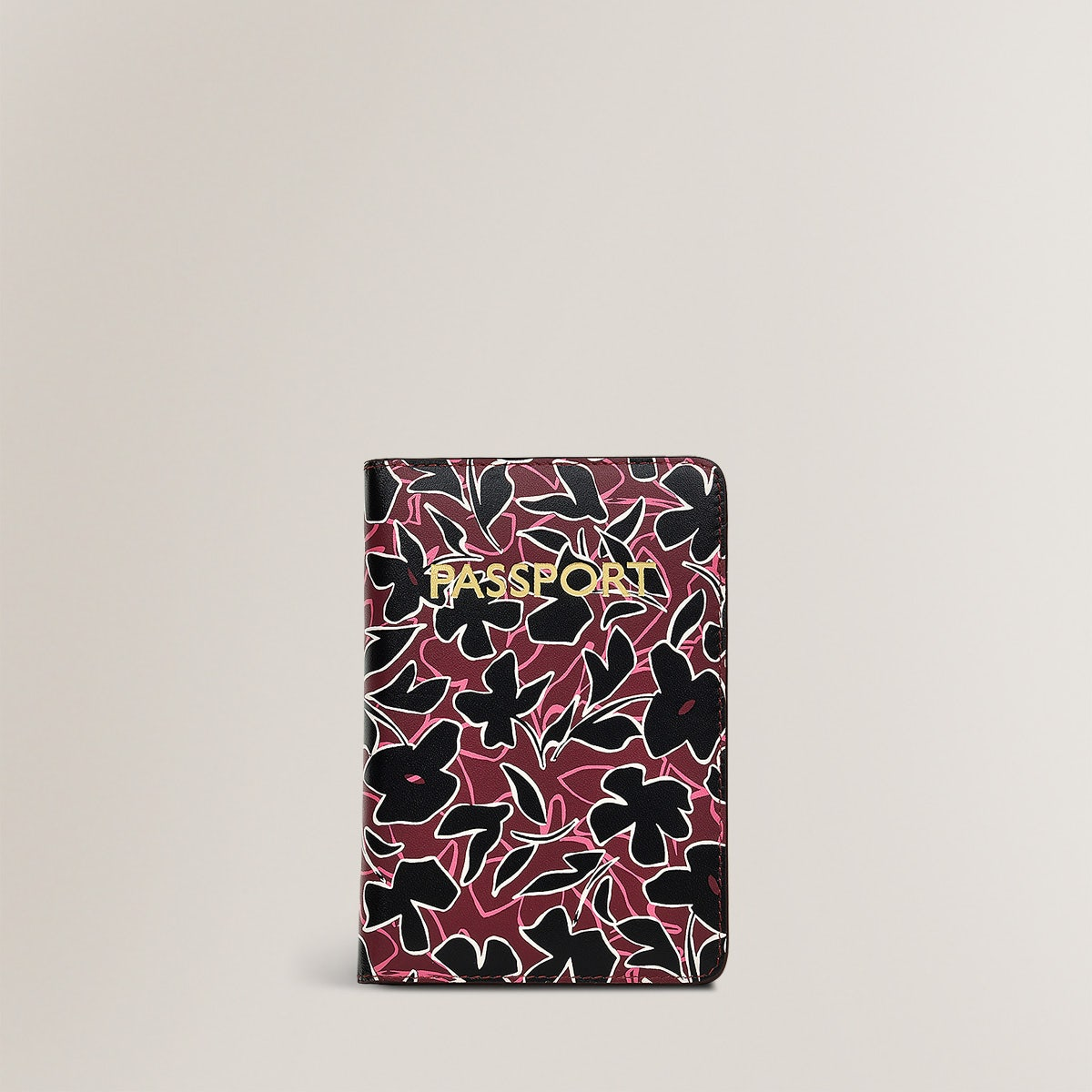 Radley London Womens Leather Bloom Radley Passport Cover - Red