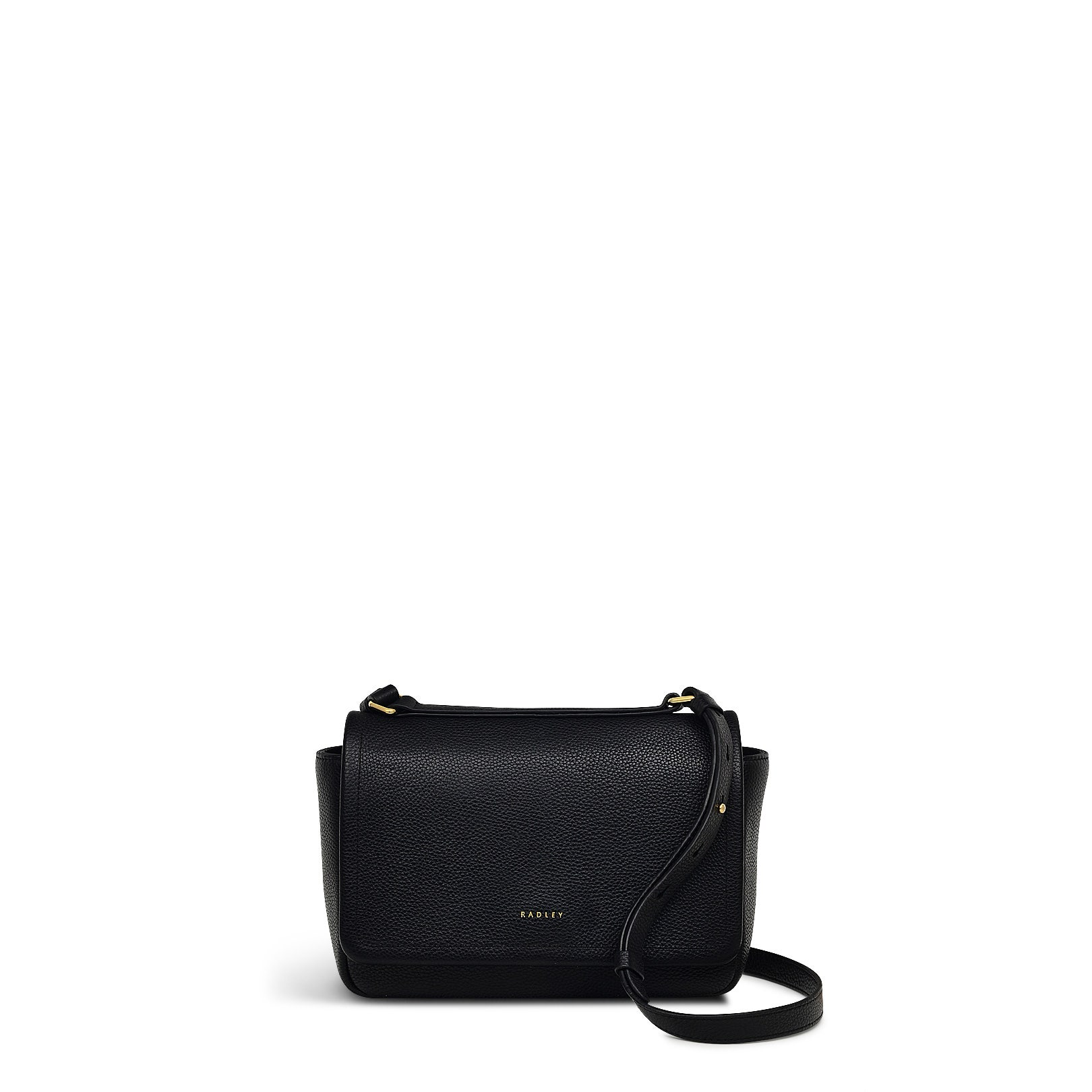 Radley London Womens Leather Sycamore Grove Small Flapover Crossbody - Black