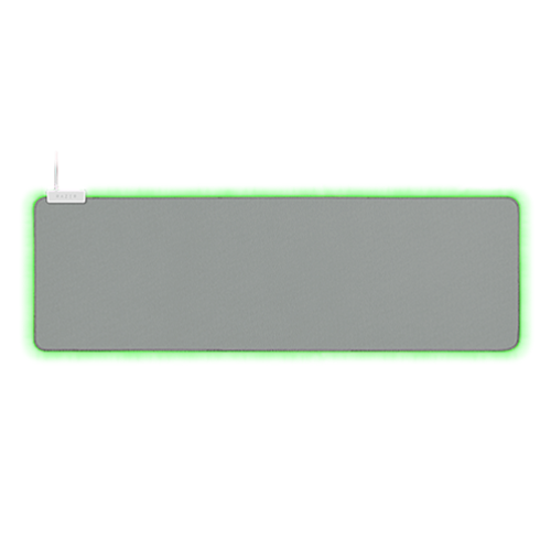 Razer Goliathus Extended Chroma Soft Gaming Mouse Pad with Chroma RGB Lighting - Micro-textured Cloth Surface - Mercury White
