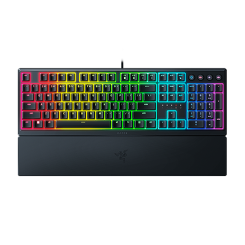 Razer Ornata V3 - US - Low-profile Mecha-membrane RGB Keyboard - Low-profile Keys - Razer Mecha-Membrane Switches - UV-coated Keycaps