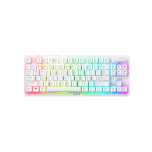 Razer DeathStalker V2 Pro Tenkeyless - Wireless Low Profile Optical Gaming Keyboard - White Edition