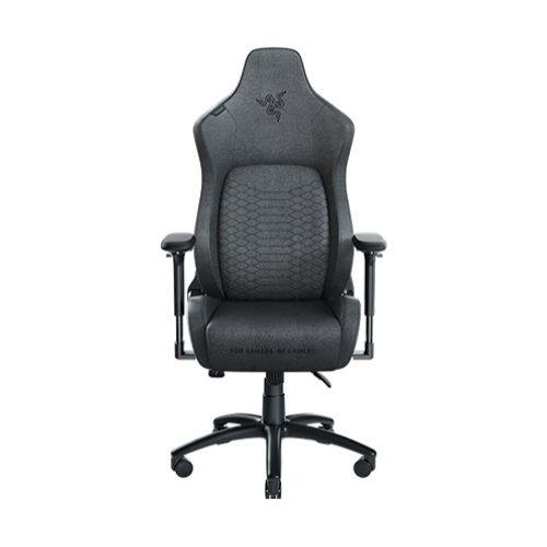 Razer Iskur Gaming Chair with Built-in Ergonomic Lumbar Support System - Multi-Layered Synthetic Leather - High Density Foam Cushions - Dark Gray Fabric - Standard