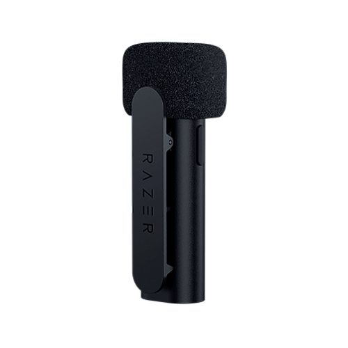 Razer Seiren BT - Bluetooth Microphone for Mobile Streaming - Omnidirectional Microphone - Powerful Noise Suppression and Customization - Wireless, Ultra-light Clip-on Design