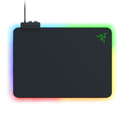Razer Firefly V2 RGB Gaming Mouse Pad - Chroma RGB Lighting - Micro-textured Surface - Built-in Cable Catch - Non-slip Rubber Base