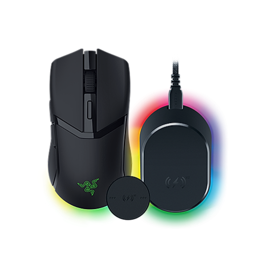 Razer Cobra HyperSpeed - Schwarz + Mouse Dock V2 Pro Bundle