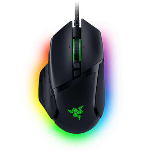 Razer Basilisk V3 - Customizable Ergonomic Wired Gaming Mouse with Razer Chroma - RGB 10+1 Programmable Buttons - HyperScroll Tilt Wheel